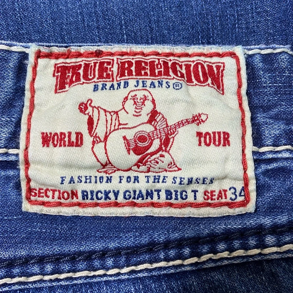 True Religion Relaxed Fit Blue Jeans